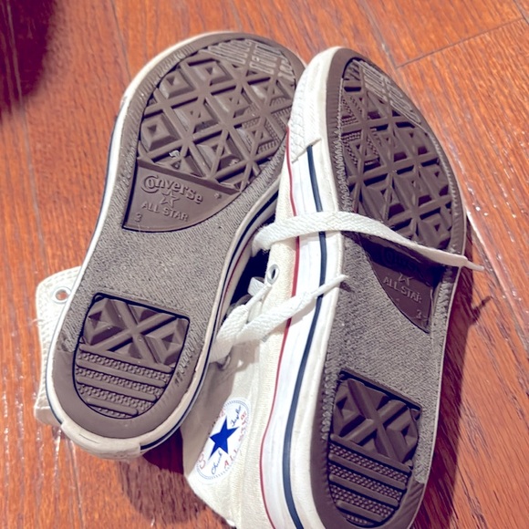 Converse Chuck Taylor All Star High top Classic white sneaker size 3 big kid - Picture 10 of 10